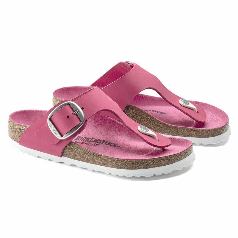 Gizeh Birkenstock Big Prackou Nubuck Damske Ruzove | SK 115WNB